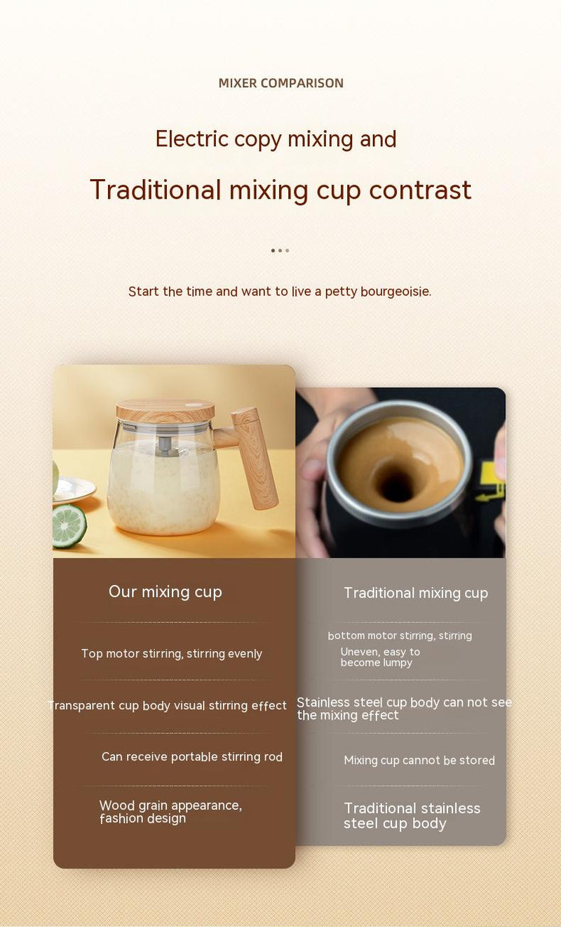 400ML Self Stirring Coffee Mug Electric Mixing Glass Coffee Cuphigh Speed Fast Automatic Coffee Cup for Gyms Dining Room Kitchen Gadgets